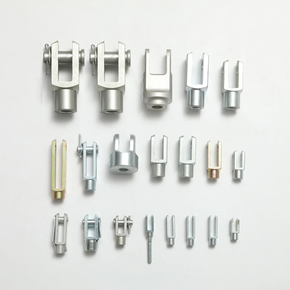 Multiple types of clevis rod ends in different sizes and finishes