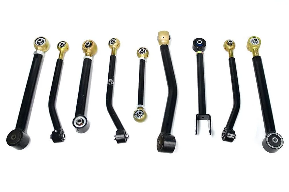 Johnny joint mounted on suspension linkage rod