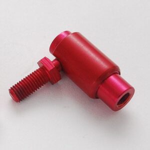 Red aluminum quick release ball joint
