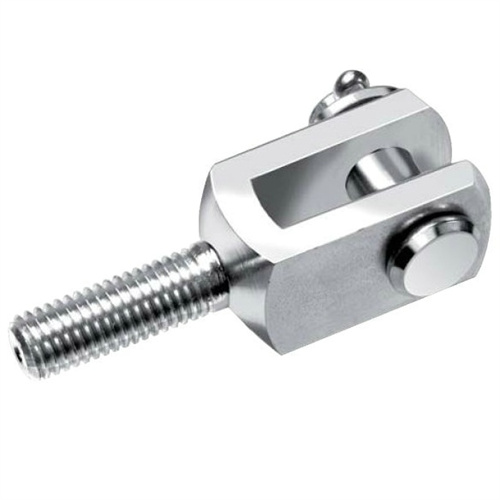 Stainless steel male thread clevis rod end with corrosion resistance