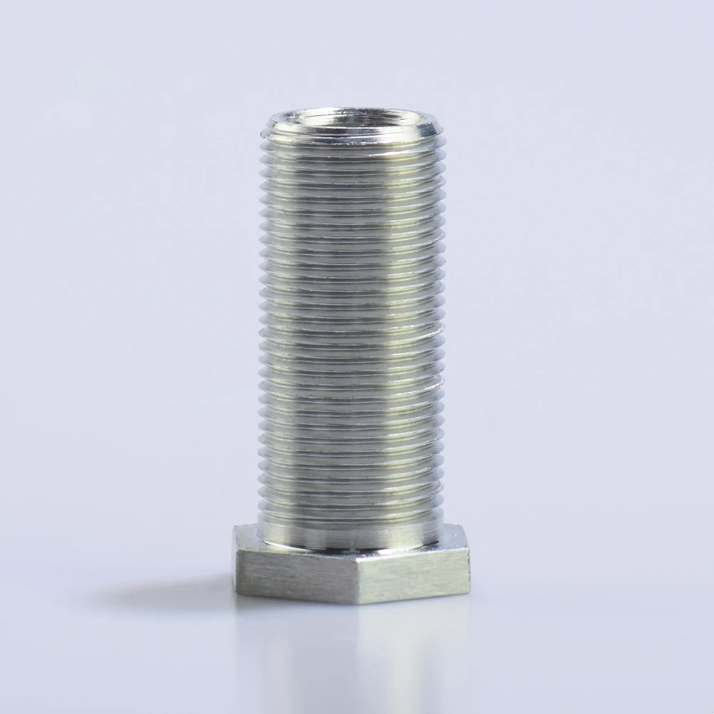 Bung-Adjuster-Nut-Chromoly-Steel-Silver-Zinc-Plated