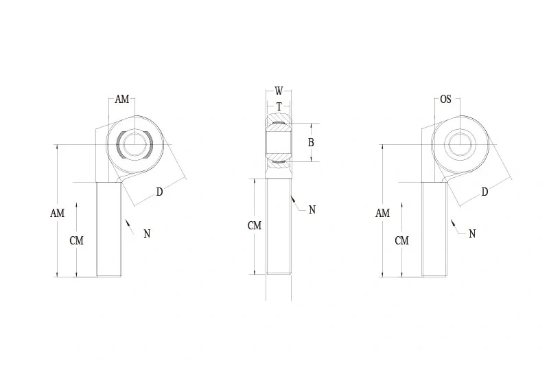 XM-OS JMX-OS 偏置式 Rod End 细节图