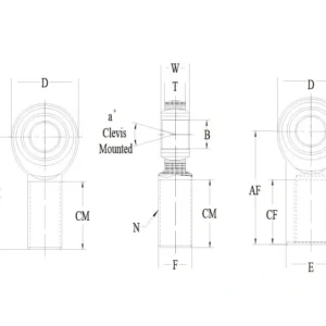jm-m jf-m 3-piece metric rod end drawing spec page